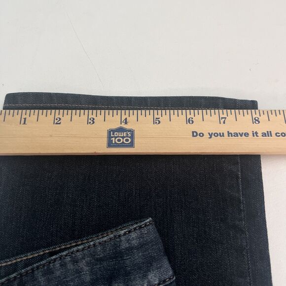 Express Jeans Womens 8p Barely Boot I Ultra Low rise I Zelda Style I Dark Wash - Picture 9 of 9